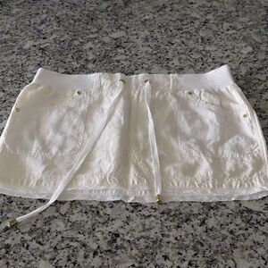 Guess White Women's Cargo Skirt